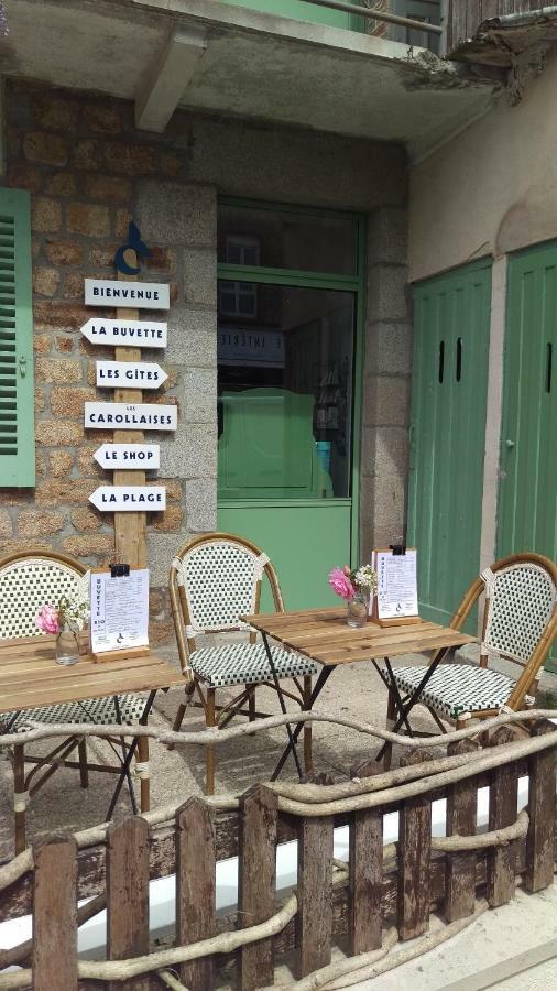 Les Madeleines Carolles Exterior foto